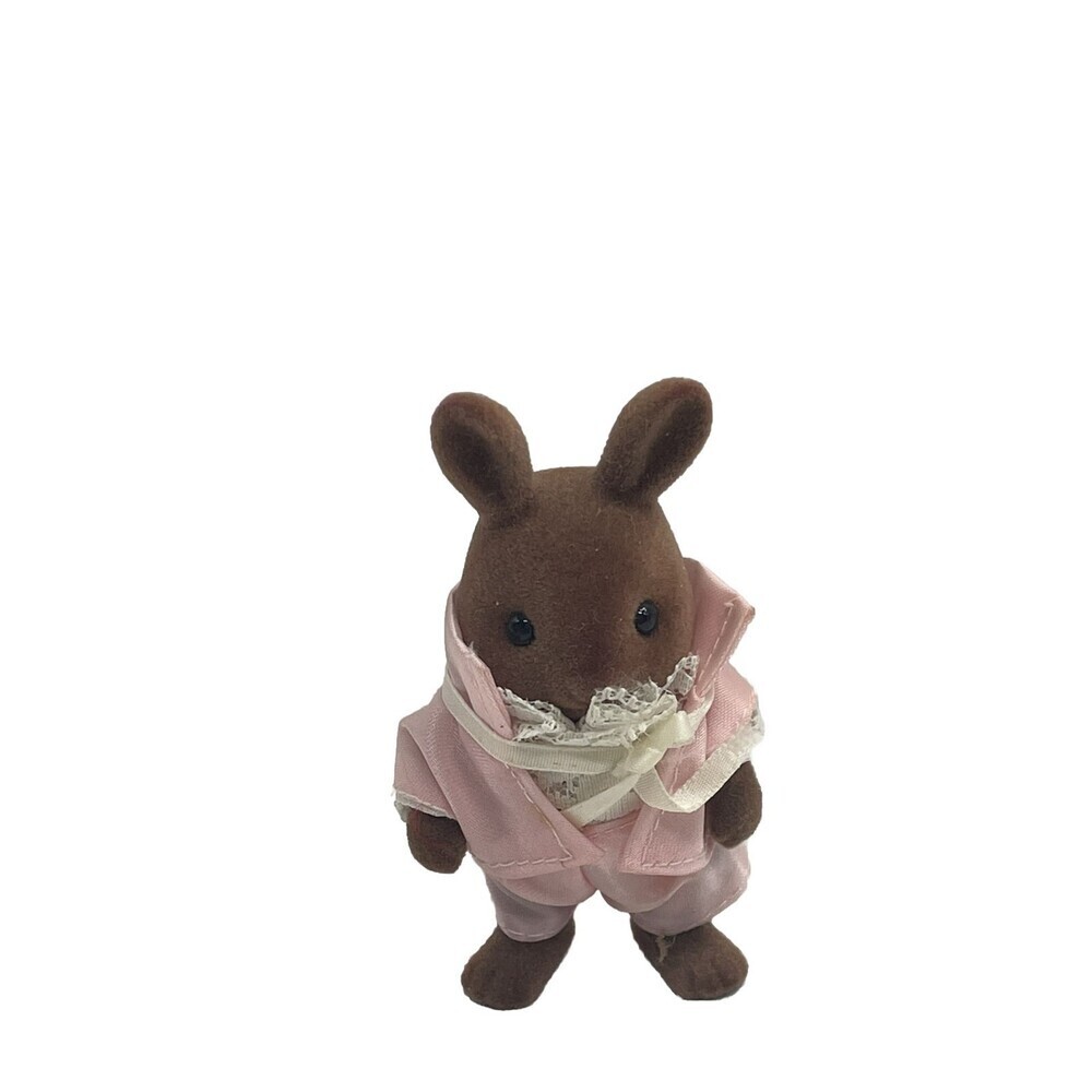 Vintage Sylvanian Families Hickory Windward Wedding Plush 1985 Stuffed Animal